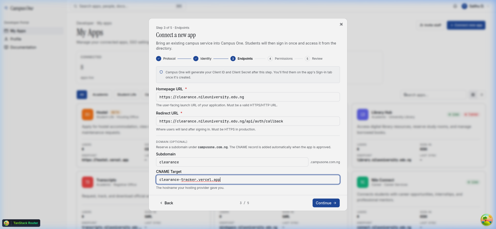 Wizard Step 2: Enrolling Endpoints & Subdomains